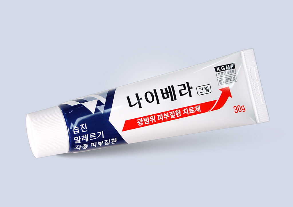 나이베라크림 — 신제품 패키지 디자인