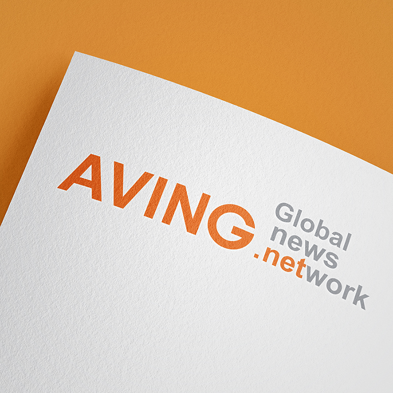 AVING 글로벌 IT 미디어 로고디자인